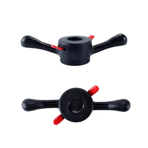 Hoite Herramienta negra de liberación rápida para neumáticos de coche: tuerca de cubo de 40 mm para equilibradora de ruedas y cambio de neumáticos
