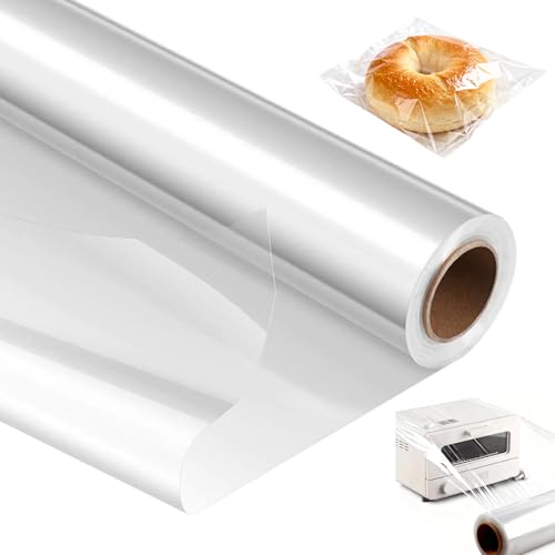 Dulynva Klare Cellophan Rolle 80cm x 30m Geschenkfolie...