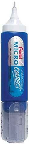Pentel Micro Correct - Corrector líquido, punta fina, 12 ml