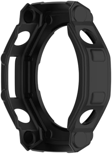 FTRONGRT Case Compatible with Amazfit T-Rex 3, Soft TPU, Anti-Scratch Watch Protective Case Compatible with Amazfit T-Rex 3. Black