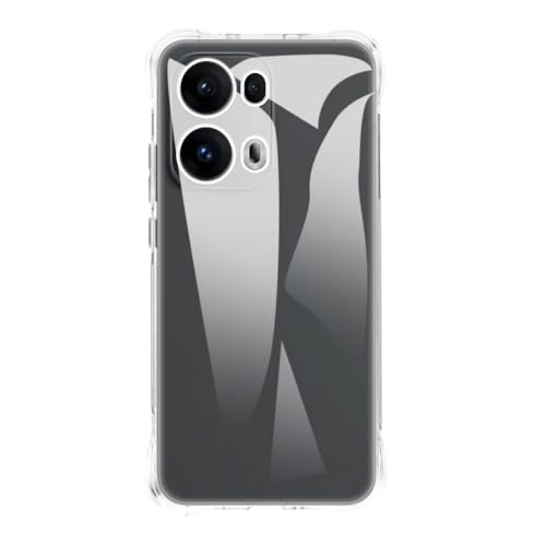 Image of for [Oppo Reno 13 Pro] Case,[Oppo Reno 13 Pro] Phone Back Case Cover Clear Transparent Corners TPU Shock-Absorption Flexible Cell Phone Cover for [Oppo Reno 13 Pro] - Transparent