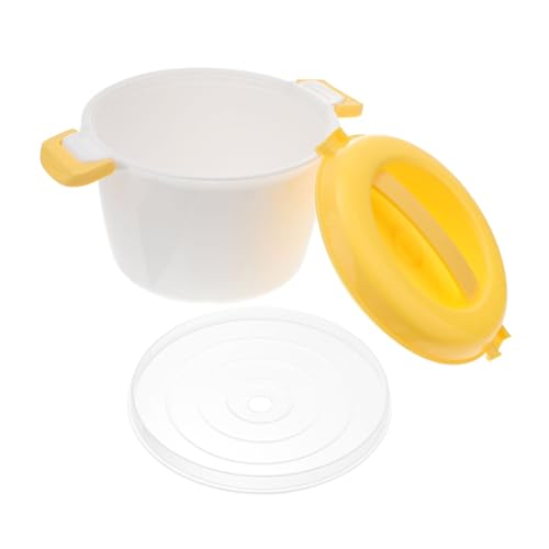 TOBBOMEY 電子レンジ対応多機能炊飯器 大容量 耐熱 設計 家用ご飯調理器 野菜や麺類も調理可能 ロック式ハンドル付き簡単操作