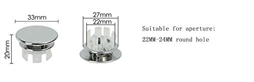 Zeagro 3pcs Kitchen Bathroom Basin Trim Lavello da...