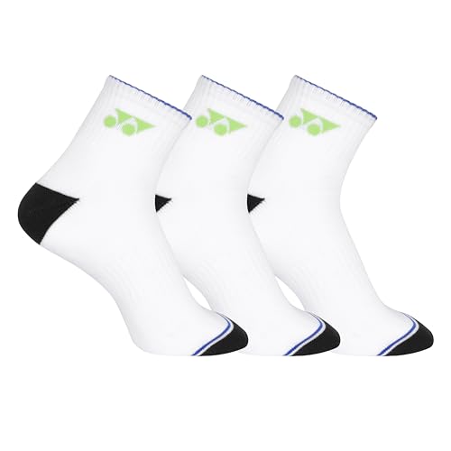 Image of YONEX Quarter Length Performance Sports Socks (Badminton, Running, Gym & Indoor Training), Pack of 3