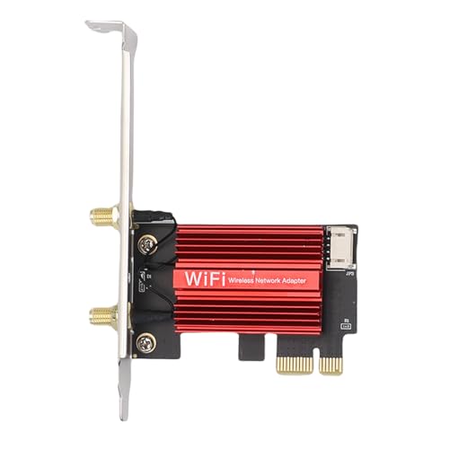 EBTOOLS Tarjeta WiFi 6E PCIe, Adaptador Inalámbrico Banda Triple 2.4GHz 5GHz 6GHz 4200Mbps con 5.2, MU MIMO, OFDMA, WPA3, para PC de Escritorio Windows 10 11 miniatura 7