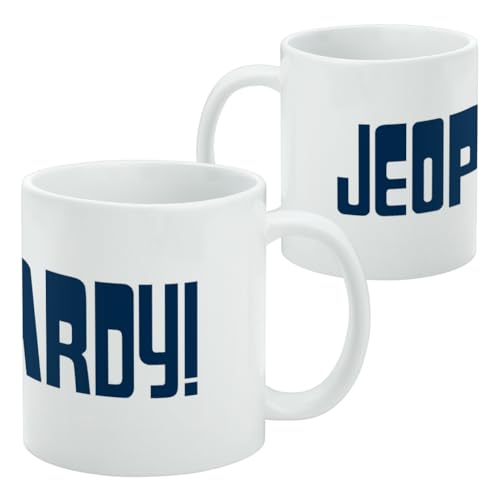Mug de cerámica con logo clásico de Jeopardy, 11 oz miniatura 2