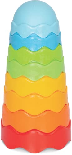 Brinquedo Educativo de Empilhar Torre Mágica 8 Peças - Mercotoys