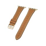 compatible with Apple Watch アップルウォッチ用 バンド ベルト エプソンレザーベルト クロカラント KUROCURRANT 44mm 45mm 46mm 49mm用 Series11/10/9/8/7/6/5/4/3/2/1/SE/SE2/Ultra/Ultra2/Ultra3に対応 ゴールドブラウン/ローズゴールドパーツ
