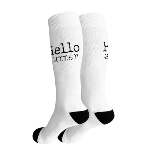 hello summer half calf sock for daughter2