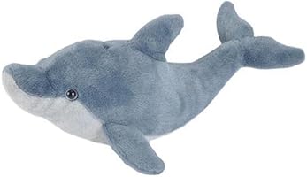 Wild Republic Dolphin Plush, Stuffed Animal, Plush Toy, Gifts for Kids, Cuddlekins 13 Inches