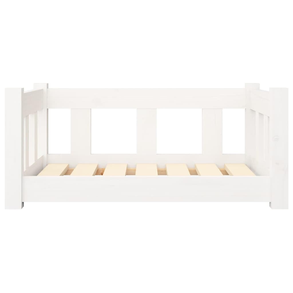 Cama para perro (65,5 x 50,5 x 28 cm), color blanco