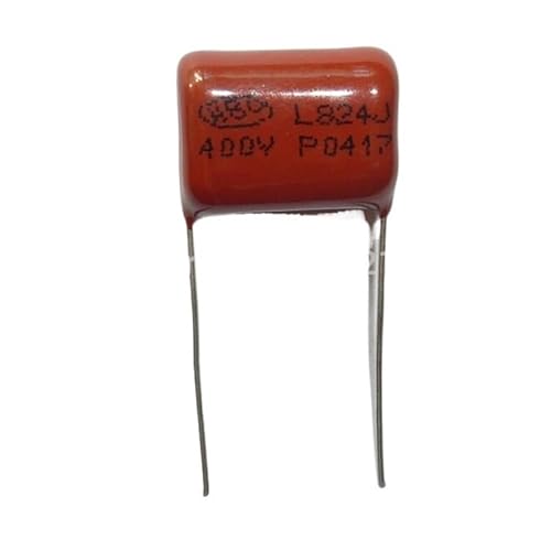 ICXLPMC 10pcs CBB capacitor 824 400V 824J 0.82uF 820nF P15 CBB21 Metallized Polypropylene Film Capacitor
