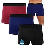 FORVEVO Lot de 3 Boxers Incontinence Homme,Coton Caleçons incontinence Hommes Culottes av...