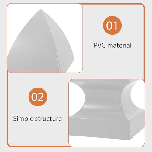Cubierta Piramidal de Pvc Estilo Gótico Clásico para Postes 3