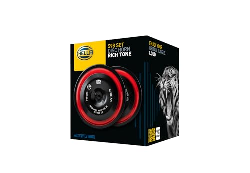 Bocina con sonido grave agudo ECE y construcción eléctrica robusta 12V pack de 2 6