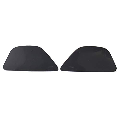 Cninba13 Motor 2pcs Front Bumper Headlight Washer Nozzle Jet Cover Caps for BMW 5 Series F07 2013-2017, Black