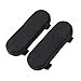 Milageto Office Chair Armrest Pads,Comfortable,Soft,Removable Cover,Elbow Cushion Gaming Arm Rest Pad for Office Study Rooms 1 Pair, Black