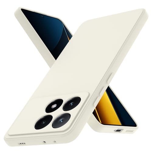 Xiaomi Poco X6 Pro 5G/Redmi K70E �p �P�[�X �V���R�� �ϏՌ� �_�� �J�o�[ ���^ �Ռ��z�� �l�C �g�уJ�o�[ �X�g���b�v�z�[���t�� ���C�����X�[�d �y�� ��G��ǂ� �w��h�~ ����h�~ (�x�[�W��) 6-RMK70E-02