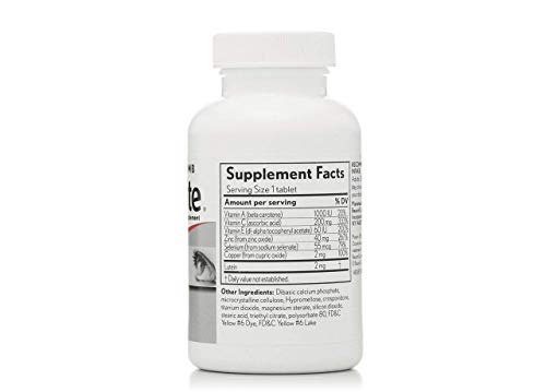 Bausch & Lomb Ocuvite Vitamin And Mineral Supplement For Eyes With Lutein Tablets, 240-Count #TOP4