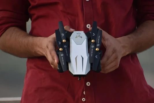 Image of Believers Group Garuda Drone Camera 4k 1080p 120, Fodable Remote Control Garuda Drone, Wifi Hd 1080p + 720 P Fpv Dual Camera, Box Version, Position Locking Drone (White Garuda)