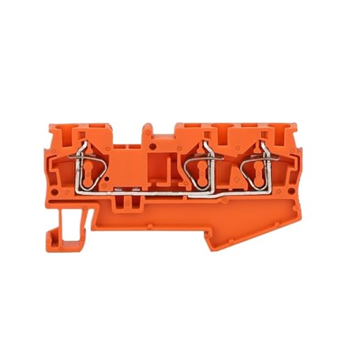 Connecteurs pour rail DIN ST4-TW orange pour organiser le tableau électrique de la maison