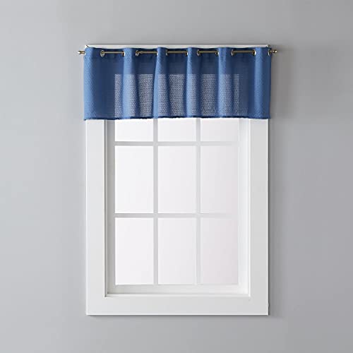 SKL Home by Saturday Knight Ltd. Trio Valance, 57 inches x 13 inches, Denim Blue
