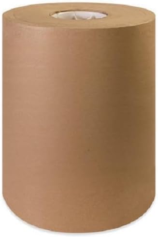24" Wide x 600' Long 60lb Thickness Brown Kraft Paper Roll For Packing, Shipping, Gift Wrapping Crafts, Cushioning Void Fill Rolls 100% Recycled Material