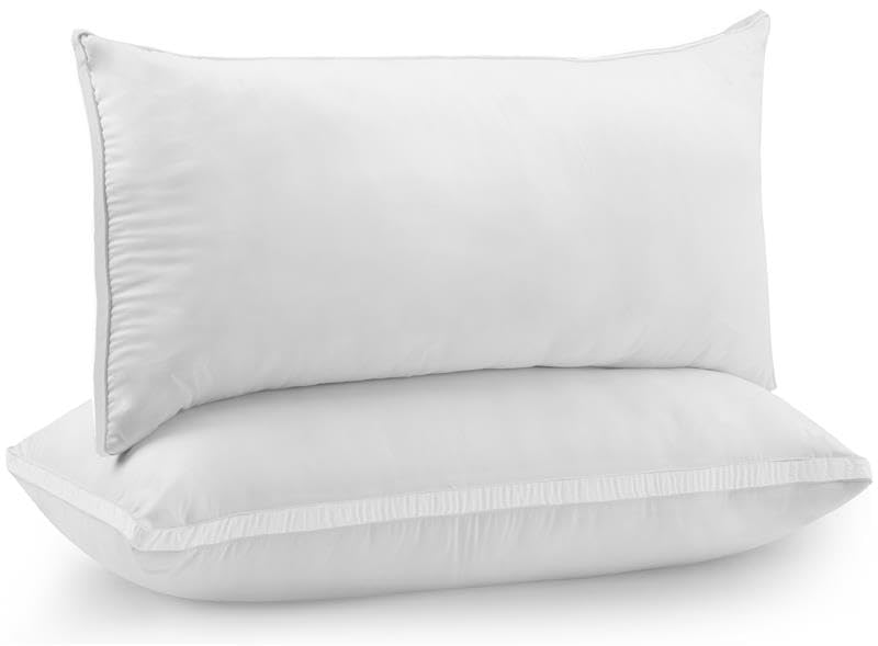 Supporto Eccellente - Riempiti con fibre cave super peluche, questi cuscini sono incredibilmente morbidi e abbracciano le curve naturali del tuo corpo, fornendo un supporto adeguato per la testa, il collo e le spalle