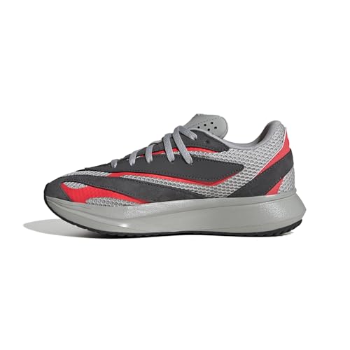 Adidas Unisex-Kids Lightblaze, Grey/Grey/Lucid Red, 5.5