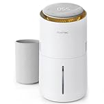 Provirtec MistFree Humidifier for Bedroom, Evaporative Humidifier No White Dust No Mist, Auto Humidity, 3L Water Tank Easy to Clean, Sleep Mode, Timing, Humidifiers for Baby