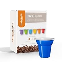 1000 Bicchierini Per Caffè In Plastica Trasparente Da 80cc - Per Bar, Macchine Del Caffè, Uso Domestico - Foto 4