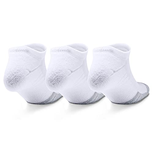 Under Armour HeatGear No Show Socks (3 Pack) - AW20 - Medium - White2