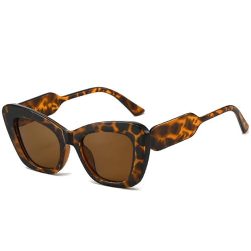 Lunettes de soleil œil de chat rétro surdimensionnées avec protection UV400 pour homme et femme