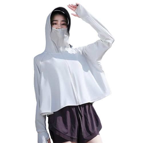 Ropa de protección solar de verano para mujer en seda de hielo