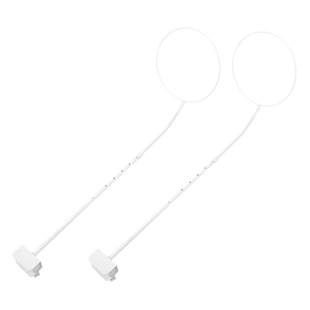 Accessoire de filet de lit et support de lit baldaquin à clipser avec anneau de support - 2 ensembles