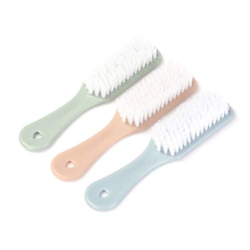 3Pcs Shoe Brush Comfortable Plastic Handle Clothes Cleaning, Shoe Cleaning Soft Cleaning Brush, Home And School Cleaning Tools #TOP23