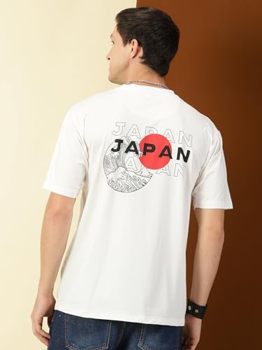 Image of Thomas Scott Men's | Graphic | Half Sleeve | Oversized Fit | 100% Cotton | Crew Collar | Casual Tshirt