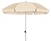 Produktbild GoodSun Sonnenschirm BE, natur, 200 cm rund, Gestell Stahl/Kunststoff, Bespannung Polyester, 2.3 kg