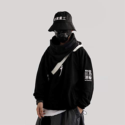 MFCT Men's Embroidered I-tech Sweatshirt with Funnel Hoodie2