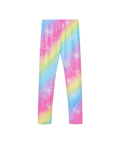 LQSZ Printed Leggings for Girls Soft Stretch Kids Leggings, Non Fade Color2