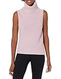 Theory Women's Cashmere Turtleneck Vest, Wild Lilac/Light Washed Pink, L