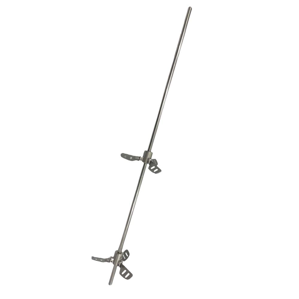 Cosmostar 55 Gallon Paint Mixer with Expandable Stainless Steel Mixing Blades and 0.47" Shaft Rod - Ideal for Mixing Paints, Epoxy, Resins, and Silicones with Dual Propeller Tools