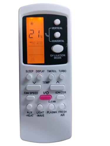Image of Ac Remote Control Compatible For Lloyd Ac Remote /Lloyd Split Ac Remote /Lloyd Window Ac Remote (Model 13 With Back Light Lloyd),White