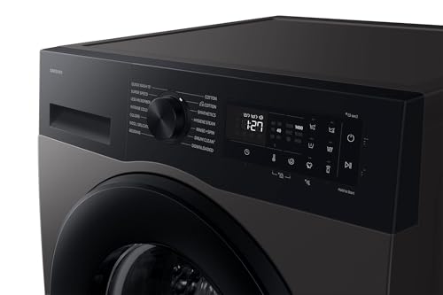Samsung 9 kg, 5 star, AI EcoBubble, Super Speed, Wi-Fi, Hygiene Steam with Inbuilt Heater, Digital Inverter, Fully-Automatic Front Load Washing Machine (WW90DG5U24AXTL, Inox) 13 31+UZMRrWcL