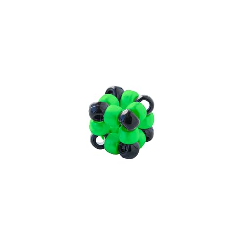Image of The Beadery - 9x6mm Barrel Pony Bead, Lime - 900 Pieces - 750V060