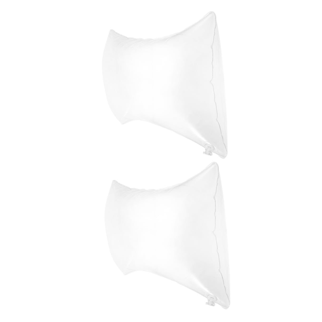 BUTIFULSIC 2pcs Inflatable Pillow Insert PVC Long Pillow Airbed Core for Camping Couch Car Seat Outdoor Travel