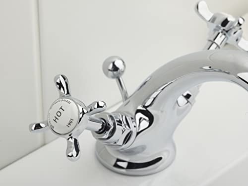Bristan N BAS C CD 1901 Basin Mixer with Pop-Up Waste - Chrome