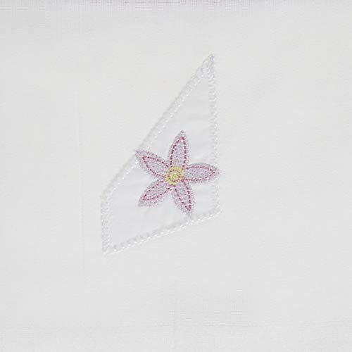 Fralda Ombro c/ 2 Fraldas de Boca La Patchwork Rosa, Biramar Baby, Rosa