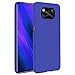 TBOC Niebieski żel TPU etui kompatybilne z Xiaomi Poco X3 - Xiaomi Poco NFC - Xiaomi X3 Pro [6,67 cala] ultracienka, elastyczna silikonowa obudowa do telefonu komórkowego