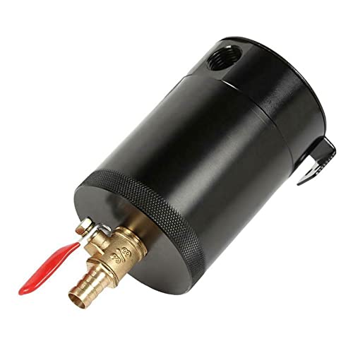 Depósito de aceite universal de aluminio con deflectores y válvula de drenaje 6